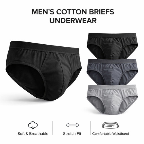 Pack mens briefs slips - of,