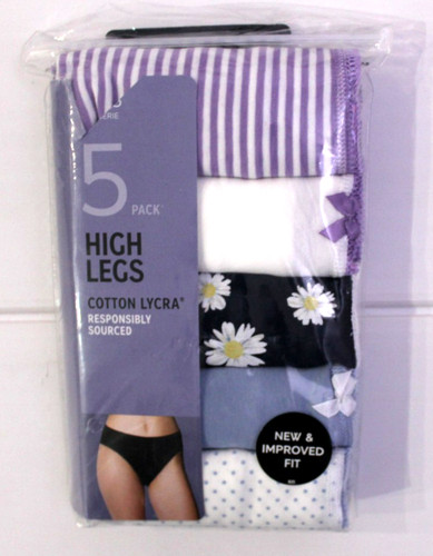 Ladies 5 pack cotton - ex, &