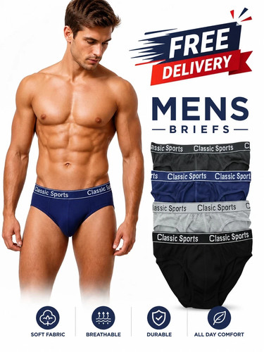 Pack 12 mens briefs - 6,