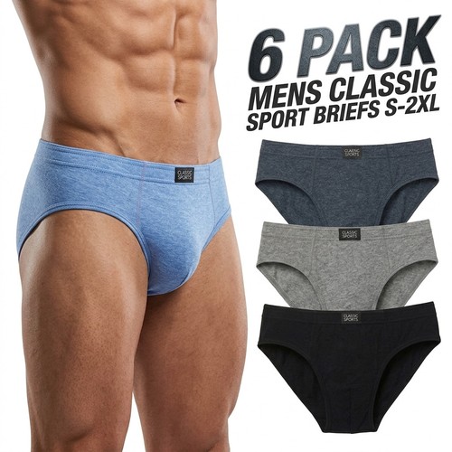 Pack mens briefs - pack, 6