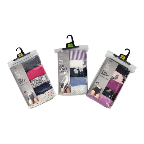 Ladies pack cotton lycra - m&s,
