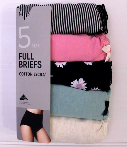 Ladies 5 pack - s, cotton