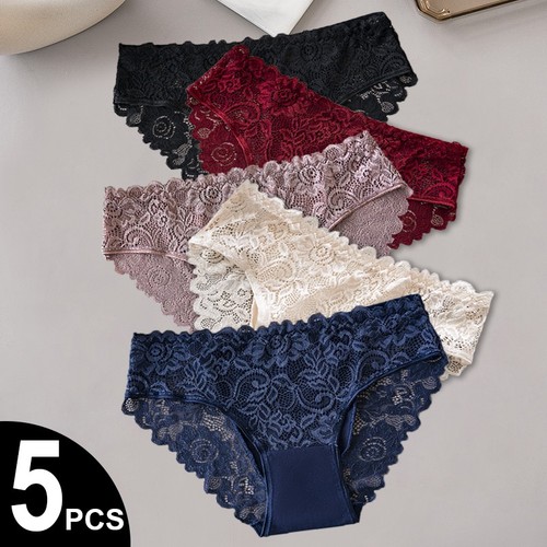 5pcs cotton panties - panties, women's