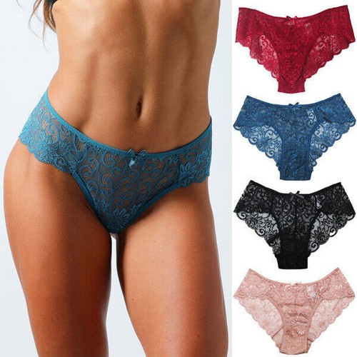 Women lace french knickers - lace,