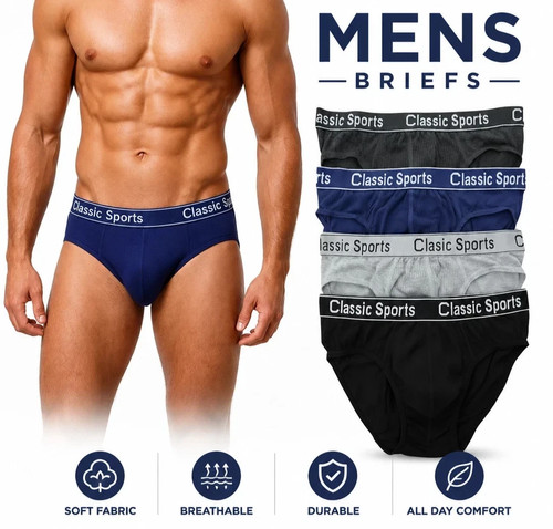 Pack 12 mens briefs - 6,
