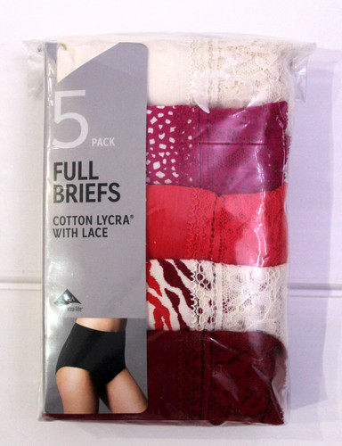 Ladies 5 pack cotton - m,