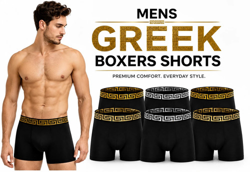 Pack mens black - 3,6, boxer