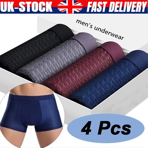 4pcs mens bamboo soft - mens, wear
