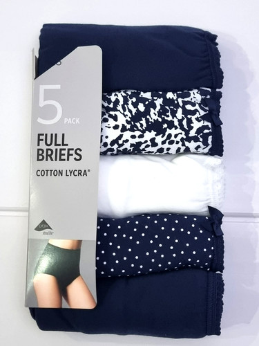 Ladies 5 pack cotton - ex,