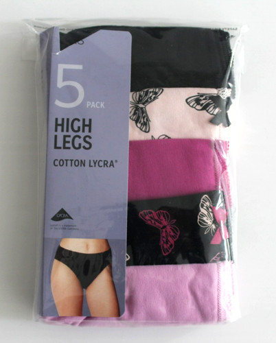 Ladies 5 pack cotton - 5,