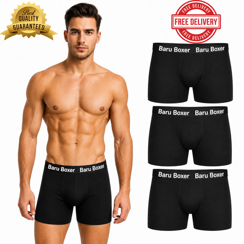 Pack mens black boxer - pack,