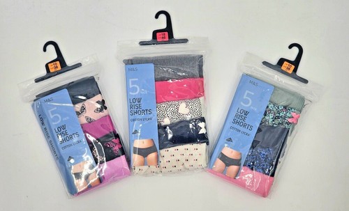 Ladies pack cotton - m&s, lycra