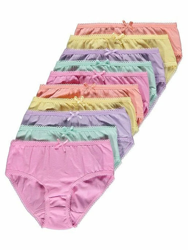 Pack girls 100 cotton - 10,