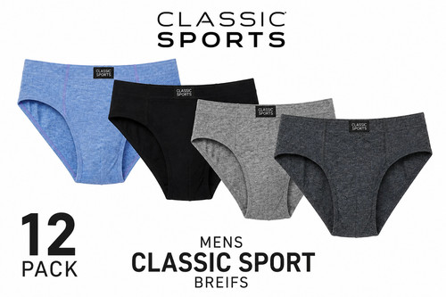 Pack mens briefs slips - 12,