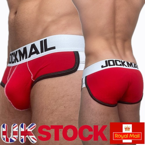 Jockmail mens red briefs with - briefs,