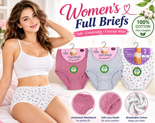 Pack ladies briefs maxi - 12,