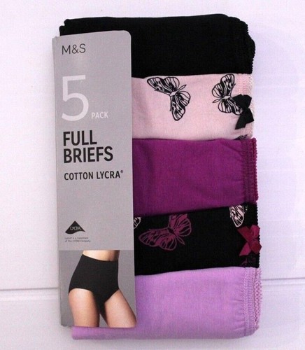 Ladies 5 pack cotton - 5,