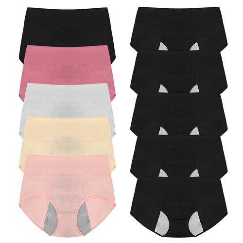Pairs womens cotton period - 5,