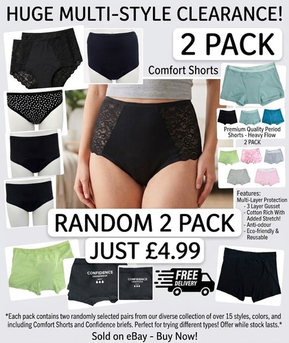 Period pants s - m, knickers
