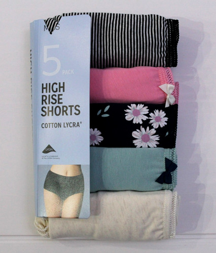 Ladies 5 pack cotton - s,